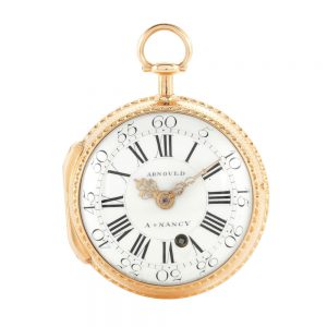 A French gold pocket watch with unusual escapement Circa 1775