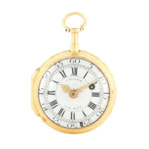 A French quarter repeating a toc verge pocket watch Circa 1740