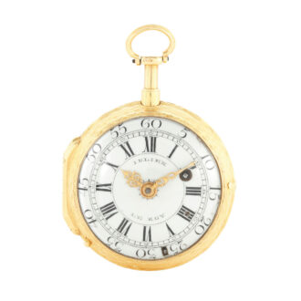 A French quarter repeating a toc verge pocket watch Circa 1740
