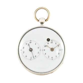 Unusual verge with decimal - duodecimal time display Circa 1795