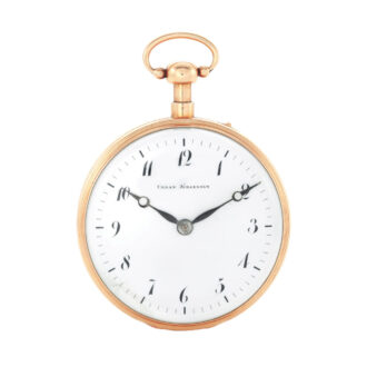 A Danish rose gold quarter repeating pocket watch Circa 1810