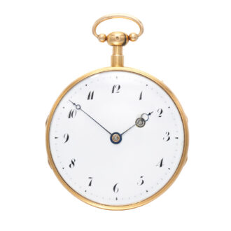 A Swiss gold automaton verge watch with erotic scene Circa 1820A Swiss gold automaton verge watch with erotic scene Circa 1820