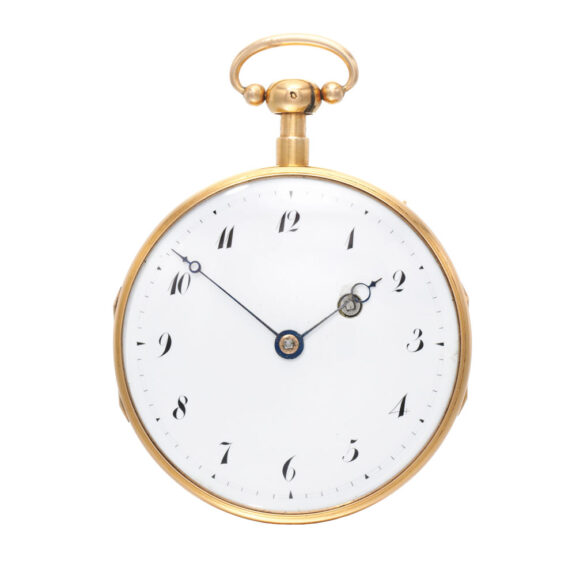 A Swiss gold automaton verge watch with erotic scene Circa 1820 A Swiss gold automaton verge watch with erotic scene Circa 1820A Swiss gold automaton verge watch with erotic scene Circa 1820