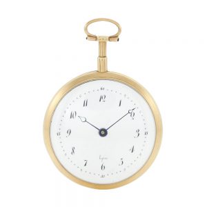 French 18K gold quarter repeating à toc watch Circa 1790
