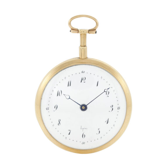 French 18K gold quarter repeating à toc watch Circa 1790