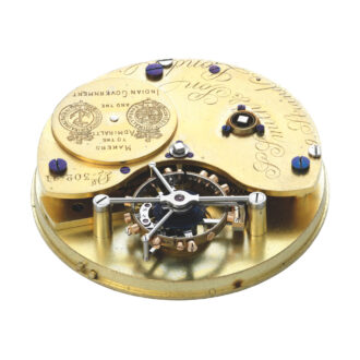 English chronometer with tourbillon and 24h reserve Circa 1904