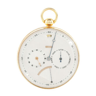 A chronometer with week days, pr and thermometer Circa 1980