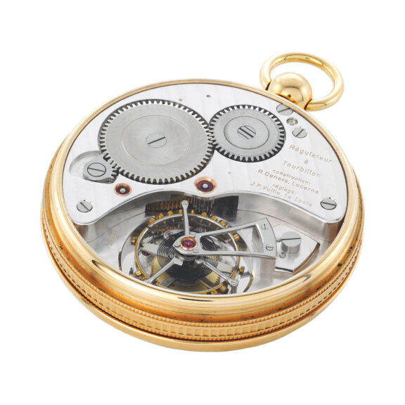 A fine chronometer with tourbillon and power reserve Circa 1980 A fine chronometer with tourbillon and power reserve Circa 1980