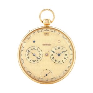 German gold complicated tourbillon chronometer Circa 1980