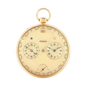 German gold complicated tourbillon chronometer Circa 1980
