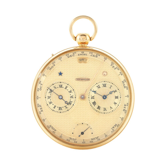 German gold complicated tourbillon chronometer Circa 1980
