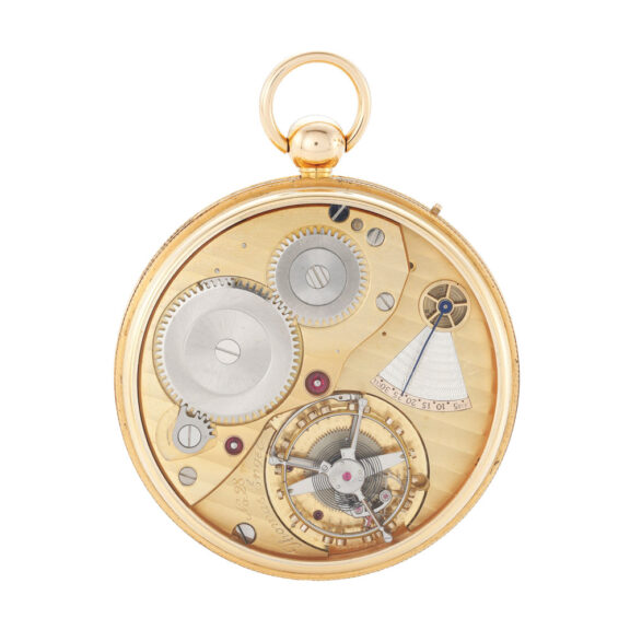 German gold complicated tourbillon chronometer Circa 1980 German gold complicated tourbillon chronometer Circa 1980