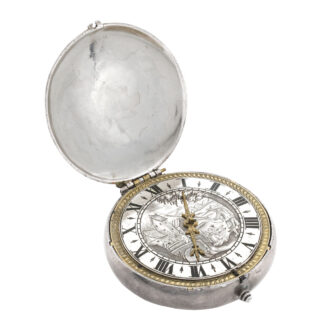 A French silver pre hairspring verge pocket watch Circa 1640