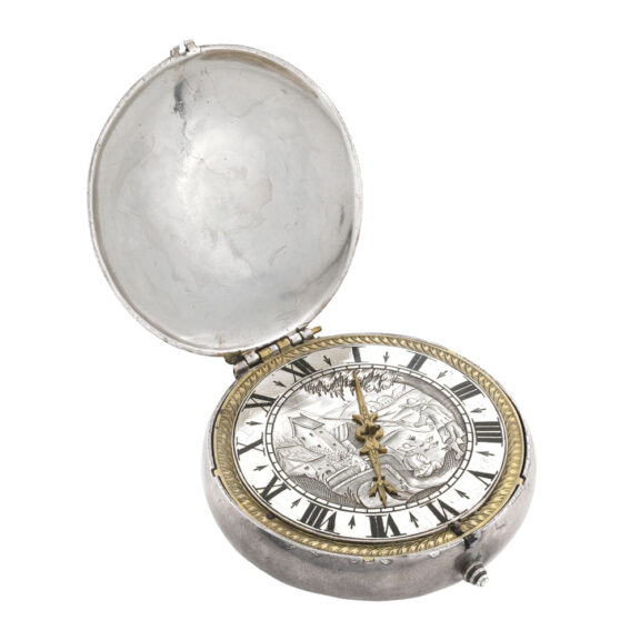 A French silver pre hairspring verge pocket watch Circa 1640 A French silver pre hairspring verge pocket watch Circa 1640