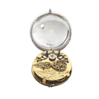 A French silver pre-hair spring verge pocket watch Circa 1640 A French silver pre-hair spring verge pocket watch Circa 1640