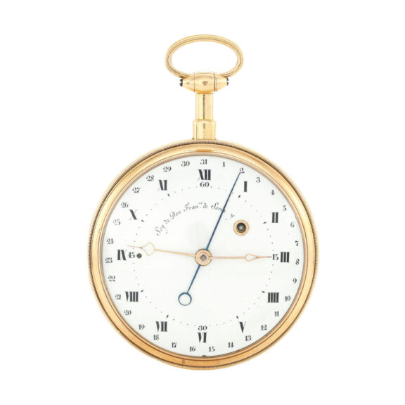 A French watch with portrait of King Carlos IV of Spain Circa 1790 A French watch with portrait of King Carlos IV of Spain Circa 1790