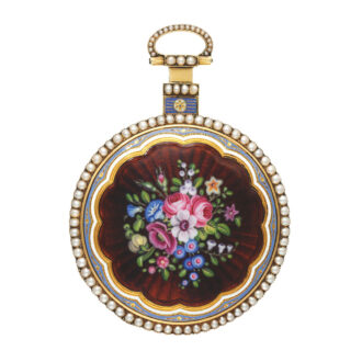 English pearl set watch for the Chinese market Circa 1818