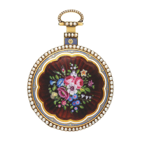 English pearl set watch for the Chinese market Circa 1818