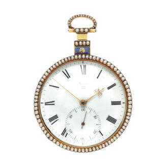 English pearl set watch for the Chinese market Circa 1818