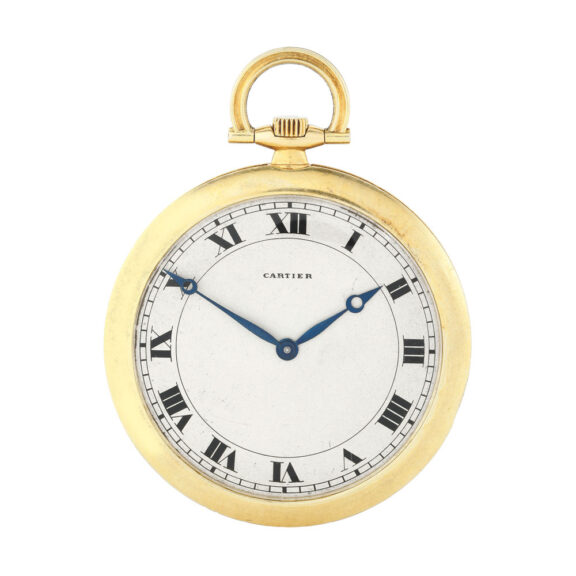 French gold open faced lever pocket watch Circa 1920