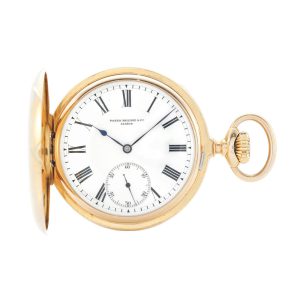 Swiss rose gold full hunter lever watch Circa 1896
