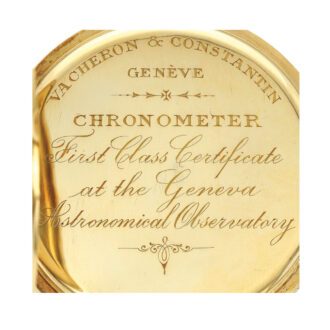Swiss gold certified chronometer watch Circa 1920