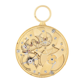 Swiss watch with thermometer for Recordon Circa 1820