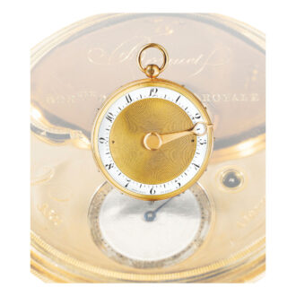 Fine and rare Swiss souscription a tact watch Circa 1821