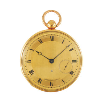 French 18K gold quarter repeating à toc watch Circa 1806