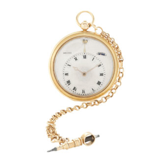 Small, fine and rare French gold convertible watch Circa 1818