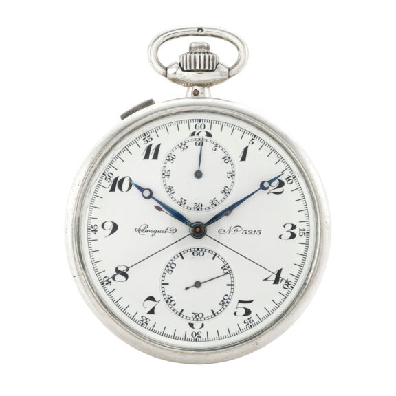 Swiss silver split seconds lever chronograph Circa 1938