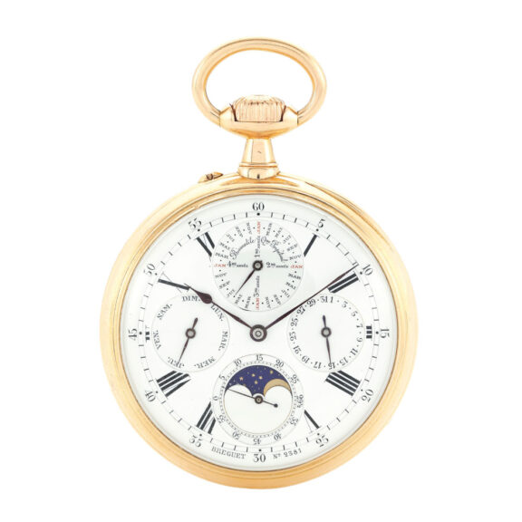 Swiss gold perpetual calendar lever watch Circa 1879