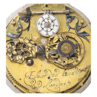Rare and early English silver pair cased Puritan watch Circa 1650