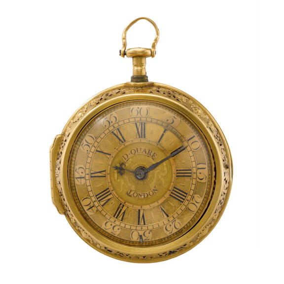 Fine and rare gold quarter repeating verge Circa 1710