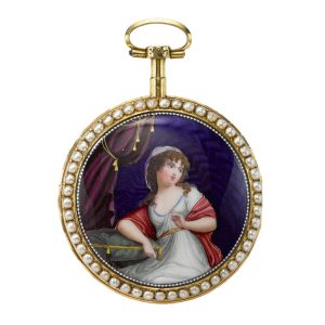 Swiss gold and enamel verge watch Circa 1795