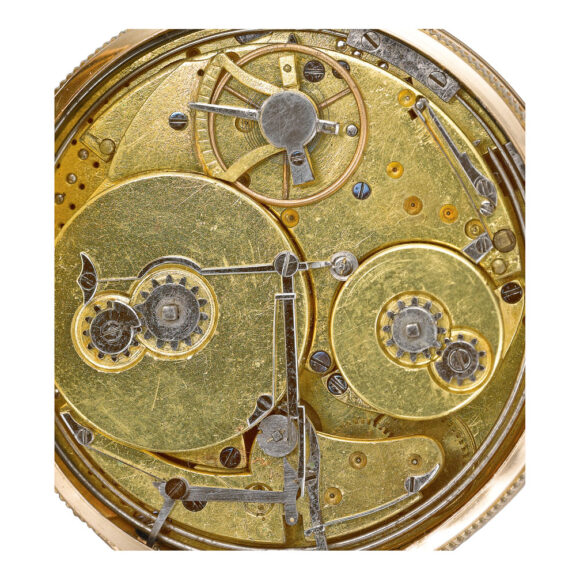 French gold musical quarter repeating Circa 1820 French gold musical quarter repeating Circa 1820