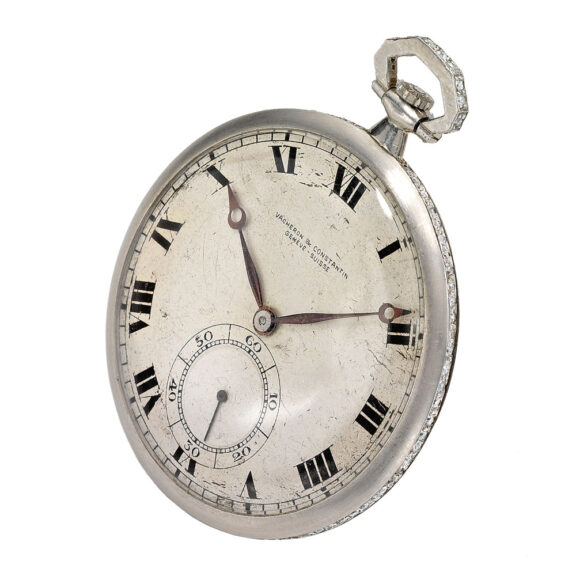 Swiss platinum diamond set lever watch Circa 1920
