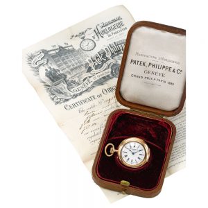 Swiss 18 carat gold open faced ladies watch Circa 1898