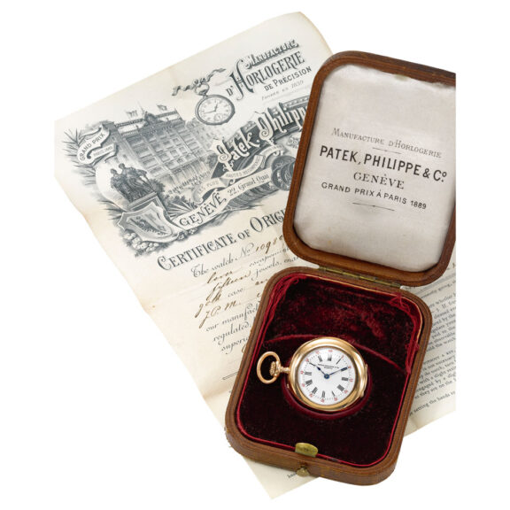 Swiss 18 carat gold open faced ladies watch Circa 1898