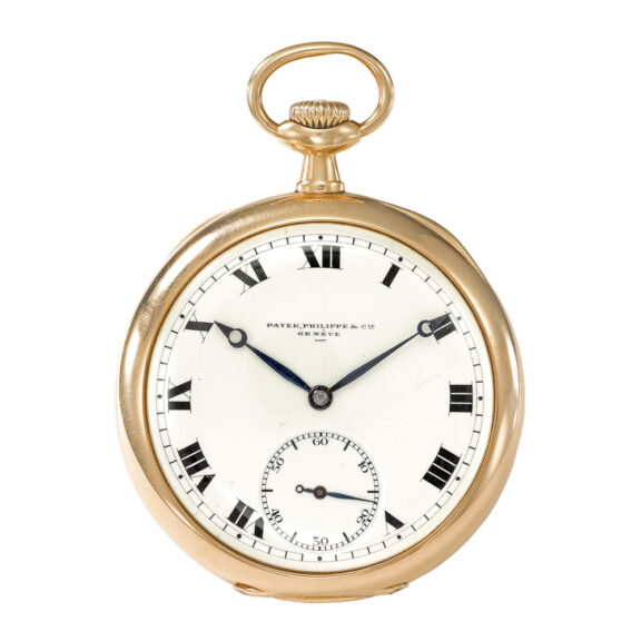 Swiss 14 carat gold open faced lever watch Circa 1919