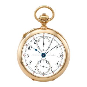 Swiss gold split second chronograph Circa 1899