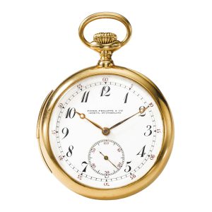Swiss gold open faced minute repeating lever Circa 1905
