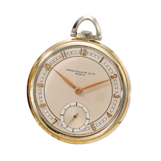 Swiss 18 carat white and rose gold lever watch Circa 1929 Swiss 18 carat white and rose gold lever watch Circa 1929