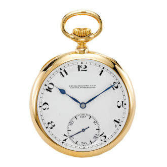 Swiss observatory watch with Guillaume balance Circa 1919