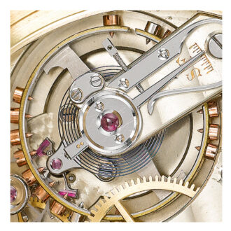 Swiss observatory watch with Guillaume balance Circa 1919