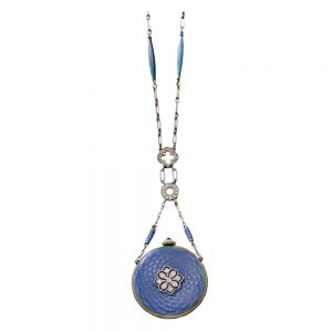 Swiss open faced ladies pendant watch Circa 1910