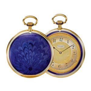 Slim Swiss gold and enamel lever watch Circa 1920