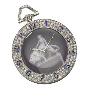 Fine and rare Swiss platinum lever watch Circa 1927