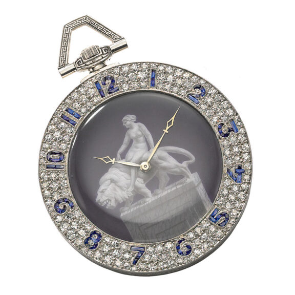 Fine and rare Swiss platinum lever watch Circa 1927
