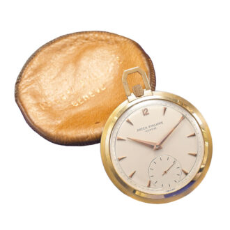 Swiss rose gold open faced lever watch Circa 1954